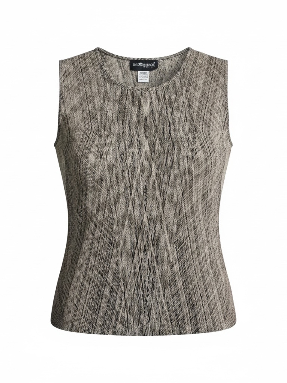 Sag Harbor Textured Sleeveless Top Size 1X - Picture 5 of 5